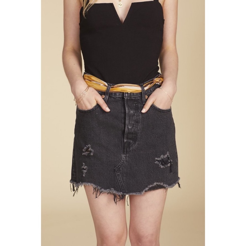 Levi’s Denim Deconstructed Skirt 28
